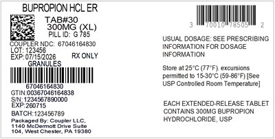 Label (70010 785 05 Bupropion Er 300mg (xl) 67046 1648 30)